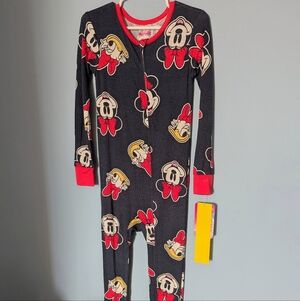 Toddler One Piece Zip Up Minnie Mouse Pajamas 5T- New with Tags